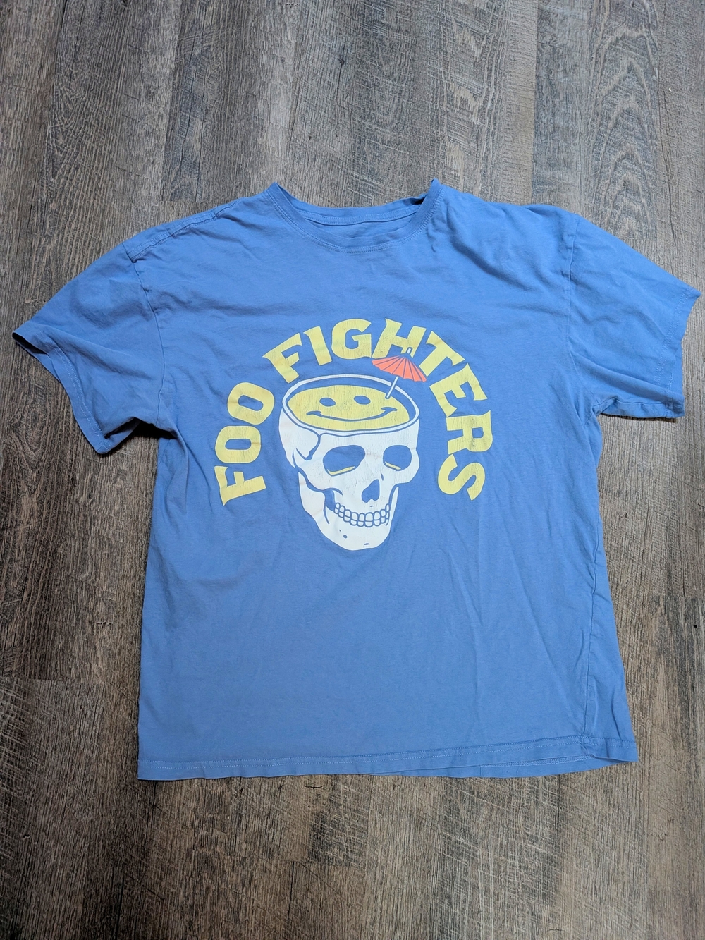 Foo Fighters Blue Graphic Tee